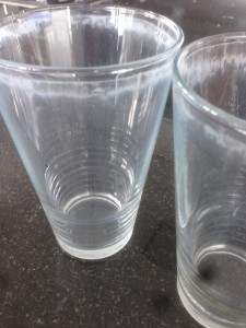 Vaatwasmachine en drinkglazen: geen lekker stel